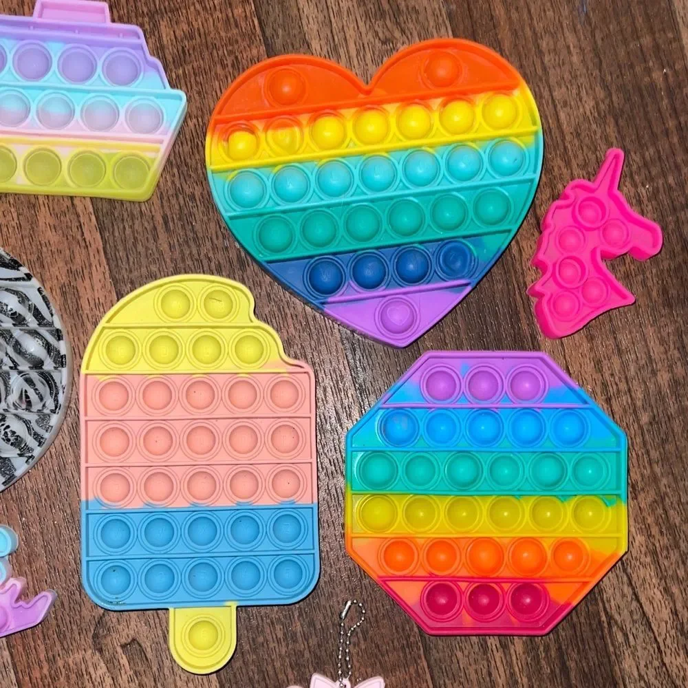 Colorful Pop Fidget Toy Collection
